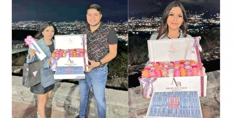 Chiapaneco se vuelve viral al regalarle serenata, rosas y 30 mil pesos de cumpleaños a su novia