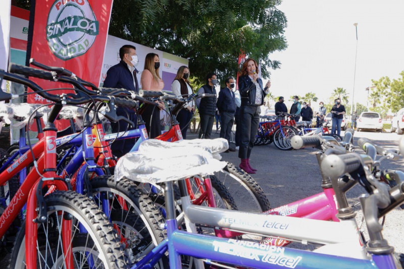 Arranca DIF Sinaloa “Ayúdame a Llegar”; se distribuirán 2 mil bicicletas