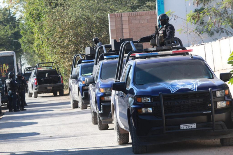 Realizan operativo policiaco en Bachigualato