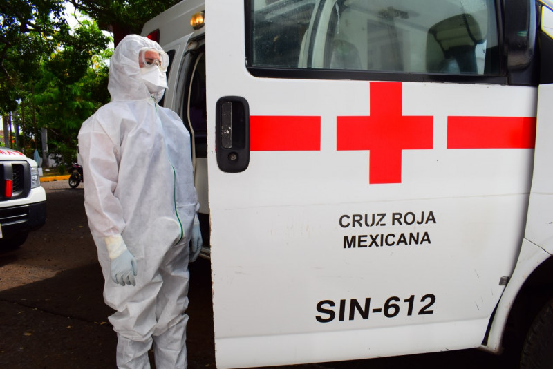 Más de  3 mil 132 atenciones a ciudadanos con sintomatología COVID-1 ha brindado Cruz Roja Sinaloa