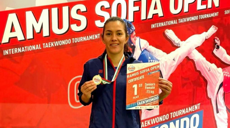 María del Rosario Espinoza gana oro en el Abierto de Bulgaria