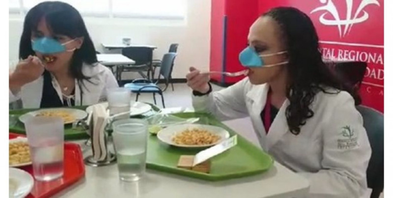 Científicos mexicanos crean un cubrebocas nasal para actividades como comer, beber y atenderse con el dentista