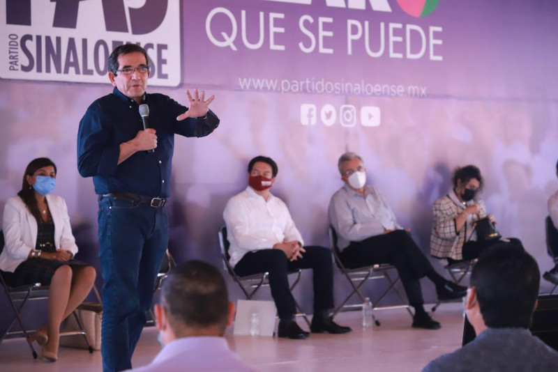 “La unidad de los pasistas y nuestra sólida estructura en conjunto con los militantes de MORENA, llevará al triunfo a Rubén Rocha Moya”