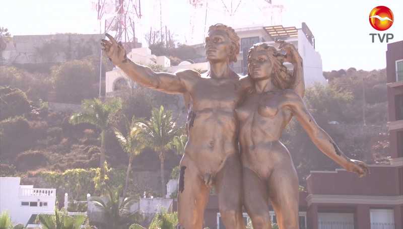 Olvidados y descuidados lucen algunos monumentos en Mazatlán