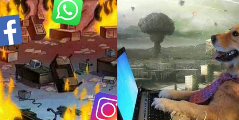 ¡No es tu celular! WhatsApp, Instagram y Facebook se cayeron: te incluimos los mejores memes