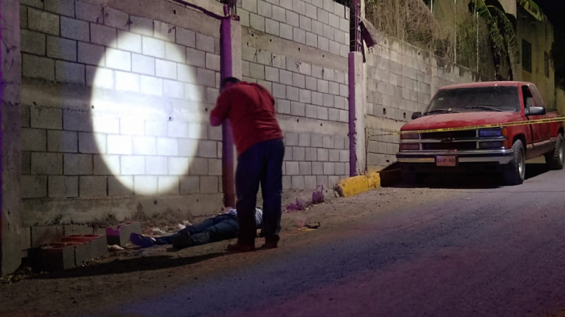 Asesinan a un hombre en Sanalona