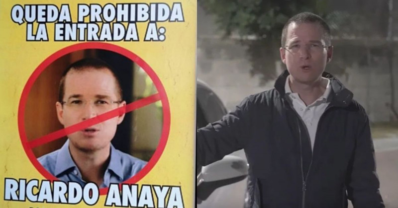 "Queda prohibida la entrada a Ricardo Anaya", el cartel en la puerta de un bar de Veracruz que se volvió viral