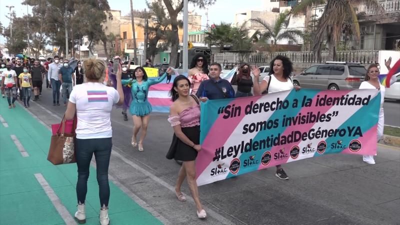 Se realizó marcha por el Día Internacional de la Visibilidad Trans