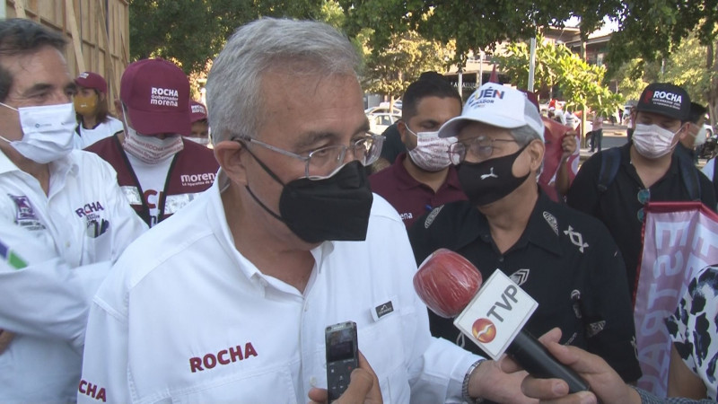 Acusa Rocha Moya a Quirino de encabezar campaña contra MORENA-PAS