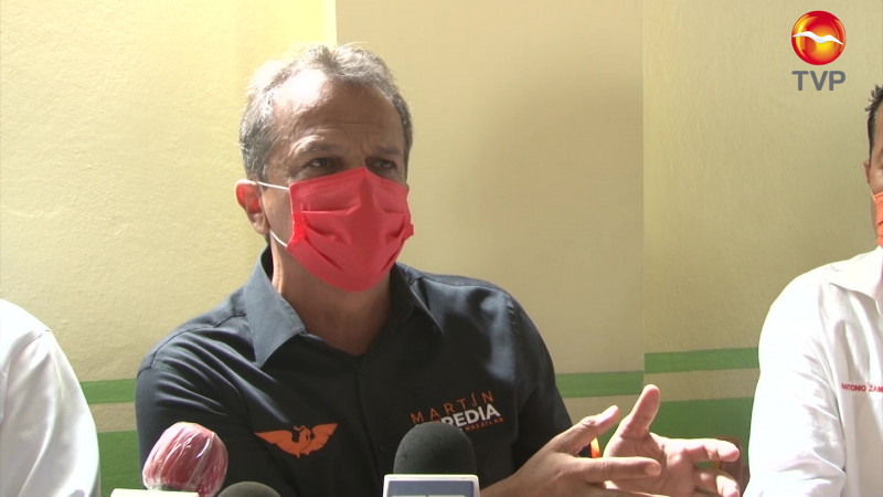 Promete Martín Heredia una administración transparente en Mazatlán