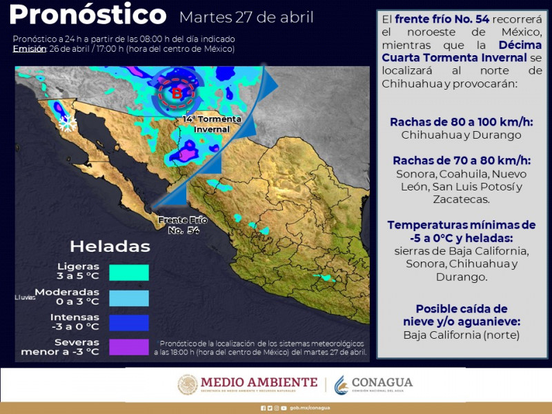 Lluvia inesperada se presenta en Mazatlán