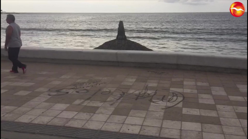 Alcanza vandalismo al Malecón de Mazatlán