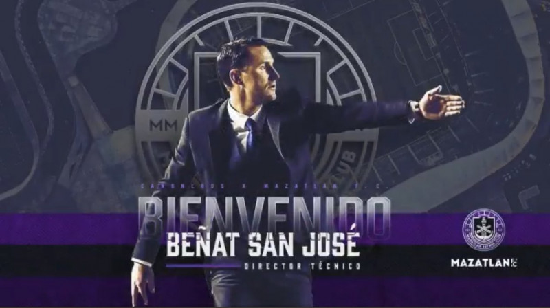 Beñat San José es nuevo director técnico de Mazatlán FC