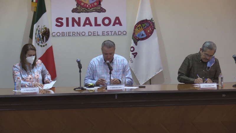 Signan convenio de incremento salarial 2021, Gobierno del Estado y STASE