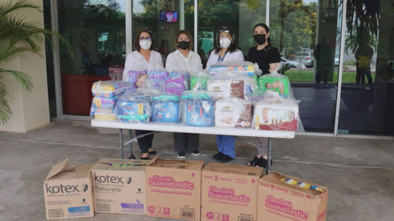 DIF Culiacán entrega donativos al Hospital Pediátrico de Sinaloa