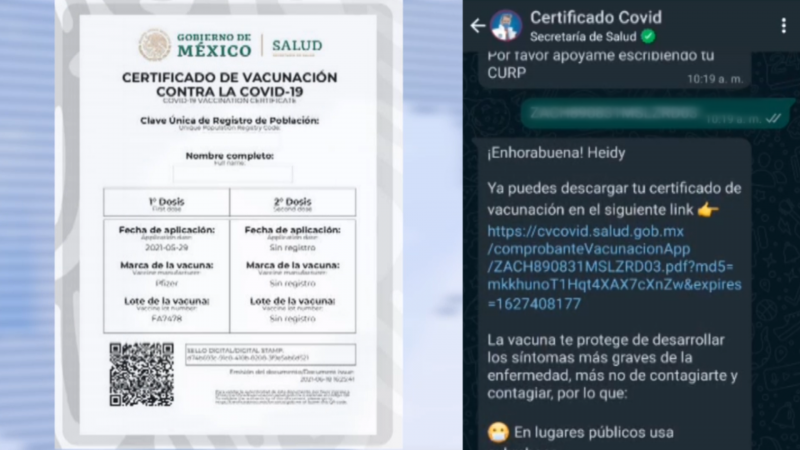 Ya puede emitir su certificado de vacunación