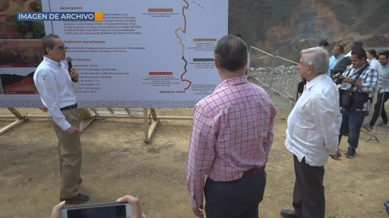 La visita a Sinaloa solo es para supervisar obras carreteras que conecta con estados vecinos