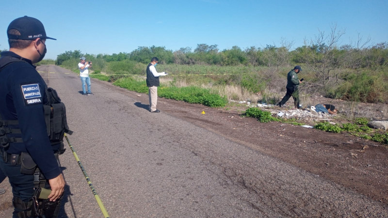 Asesinan a hombre sobre la carretera Culiacán Eldorado