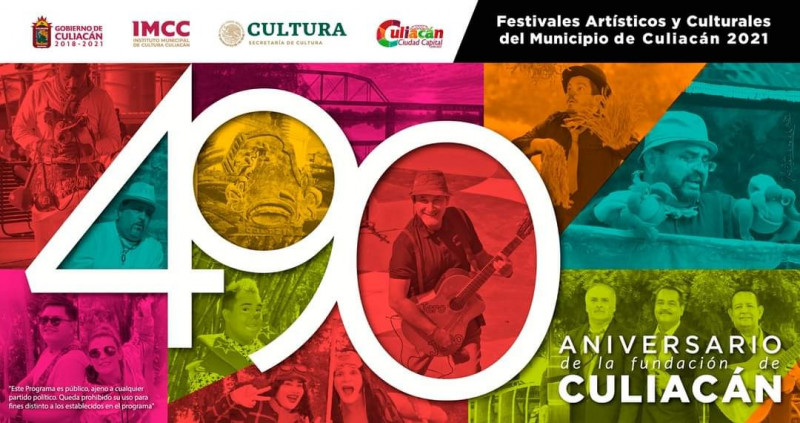 Dan a conocer programa cultural por el 490 Aniversario de Fundacion de Culiacán