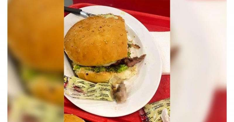 Jóvenes encuentran dedo humano mientras se comían una hamburguesa