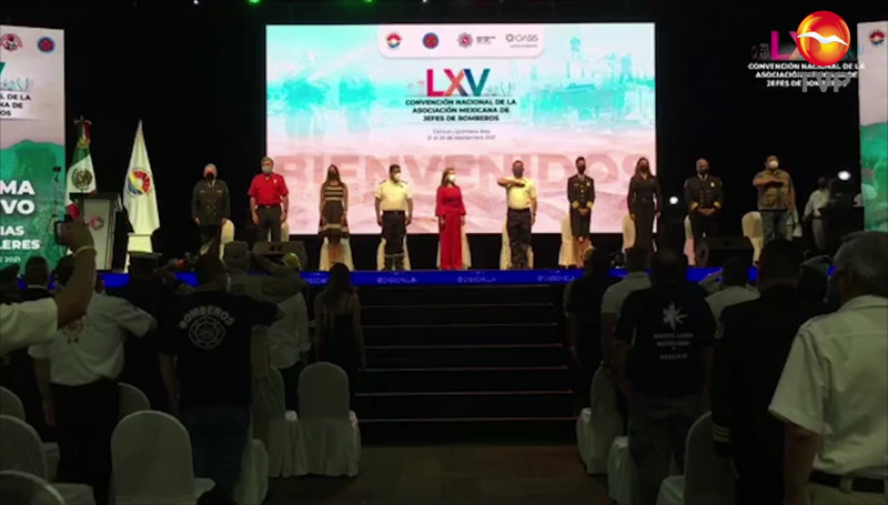 Participa Bomberos Voluntarios de Mazatlán en Convención  Nacional