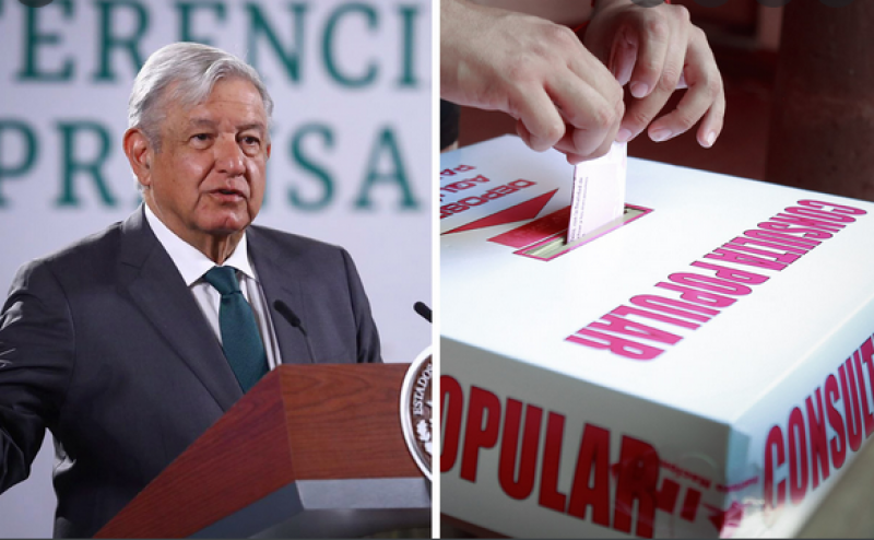 Pide AMLO a sus adversarios voten en contra de la revocación del mandato