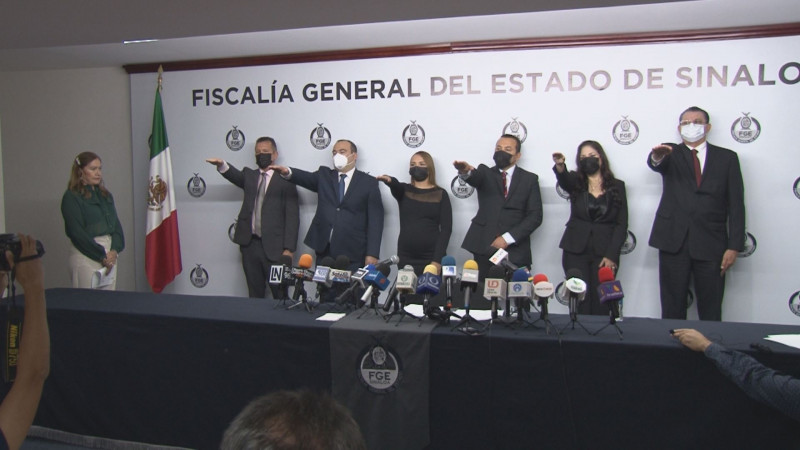 Toman protesta nuevos vice fiscales de Sinaloa