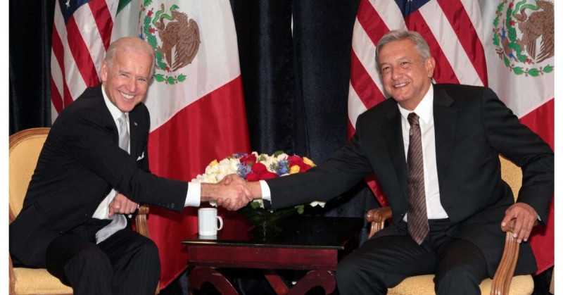 AMLO se reúne con Biden y le agradece no tratar a México como "patio trasero"