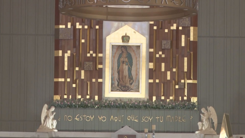 Sí habrá celebración del día de la virgen de Guadalupe  en la lomita