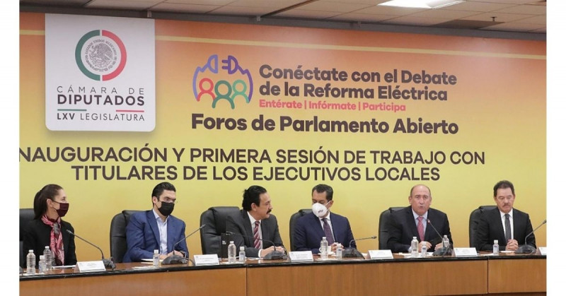 Diputados inauguran "histórico" debate sobre la reforma eléctrica