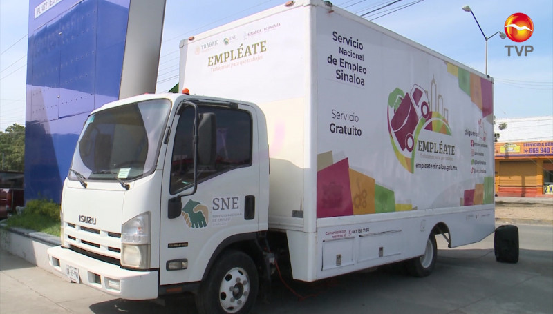 Llega unidad móvil del Servicio Estatal del Empleo con vacantes a Mazatlán