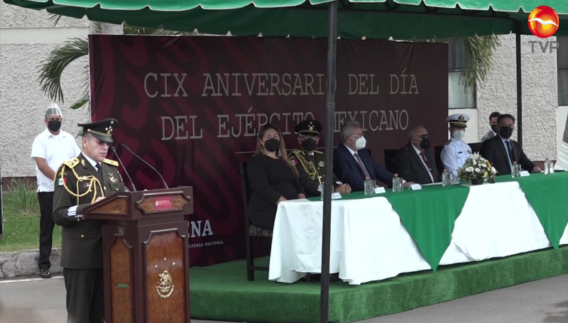 Autoridades celebran el Día del Ejército Mexicano en la Tercera Región Militar en Mazatlán