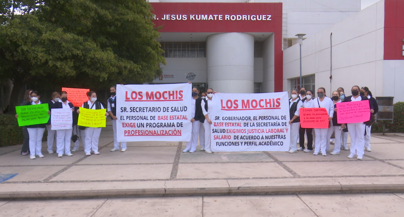 Pide personal de enfermaría del Hospital General de Los Mochis la profesionalización de sus bases