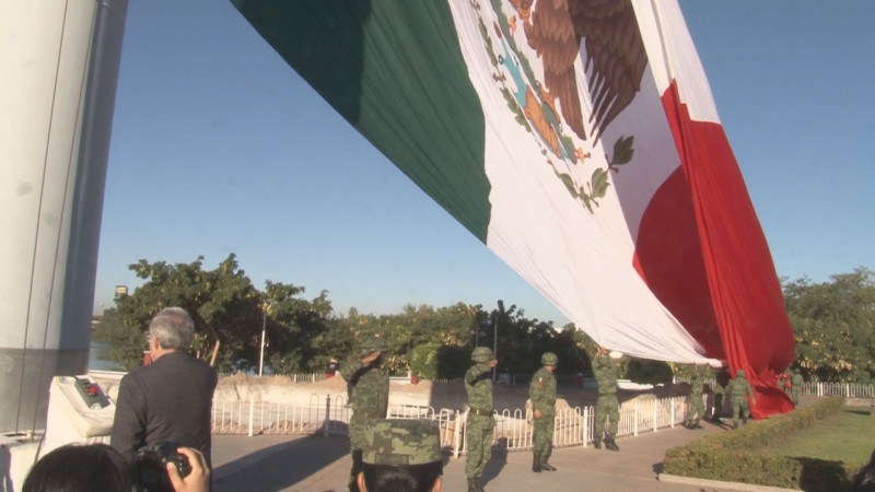 Conmemoran el día de la Bandera