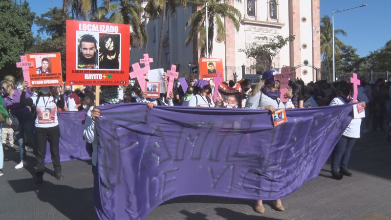 Manifestación pacífica en Culiacán