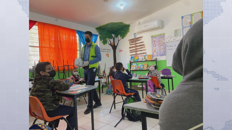 No han detectado partículas de COVID en escuelas