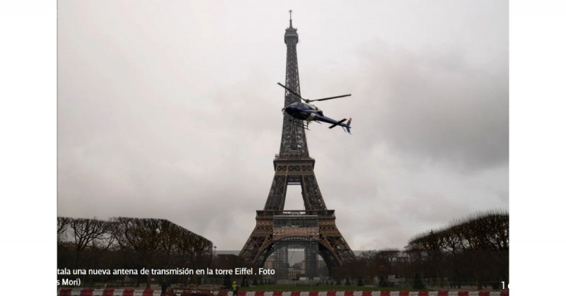 La Torre Eiffel es ahora 6 metros más grande