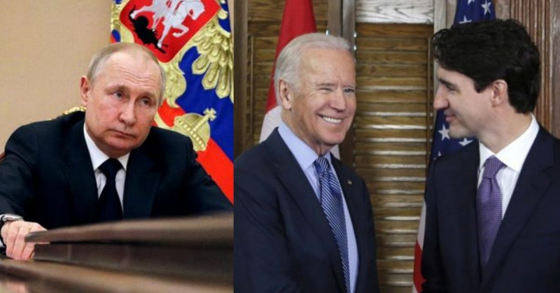 Rusia anuncia sanciones contra Biden y Trudeau