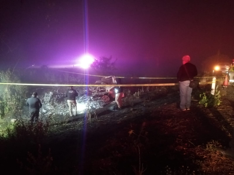 Muere pareja en accidente sobre la autopista Culiacán-Mazatlán