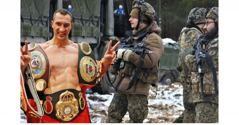 Ex campeón mundial de boxeo cumple años defendiendo a Ucrania