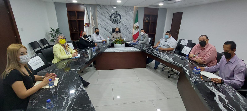 Celebran consejeros ciudadanos de la FGE primera reunión de trabajo con fiscal Sara Bruna Quiñónez
