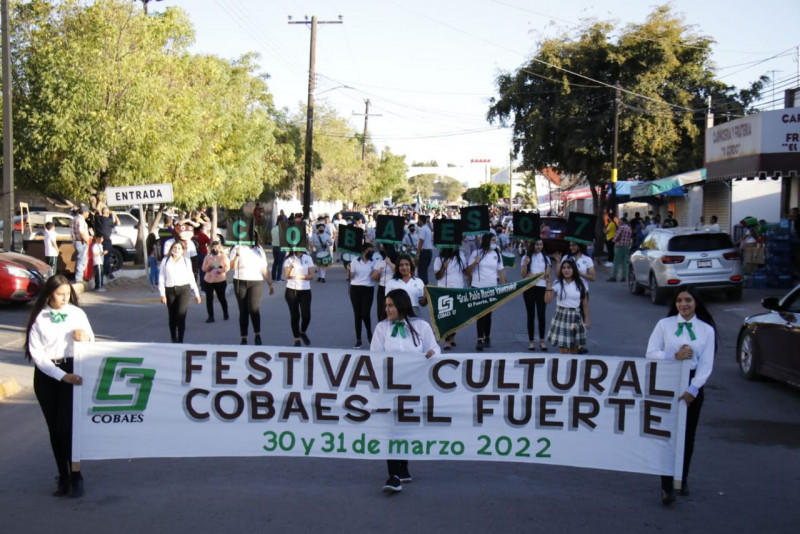 ¡Regresa la fiesta! Autoridades inauguran Festival Cultural COBAES-El Fuerte 2022
