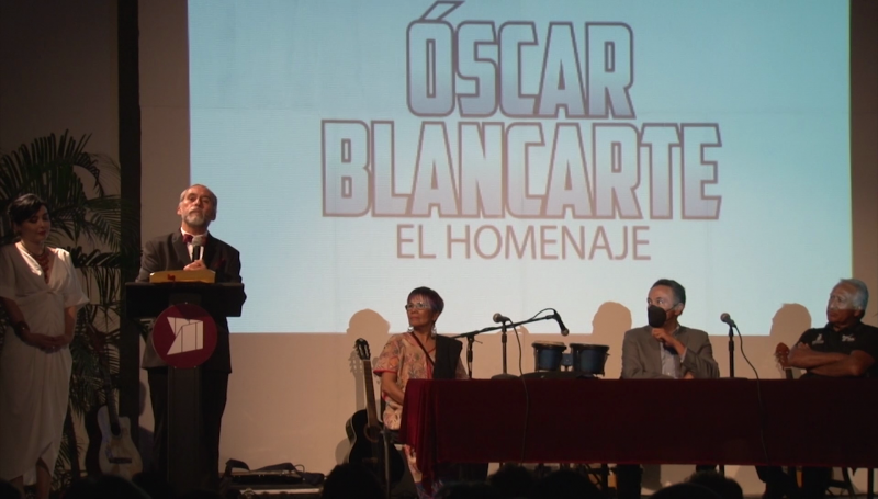 Óscar Blancarte es homenajeado por 50 años dedicados al cine