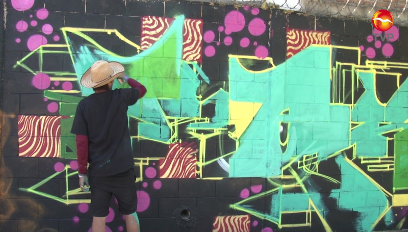 Jóvenes expresan su arte y talento en Mazatlán, en segunda edición del Festival del Grafiti