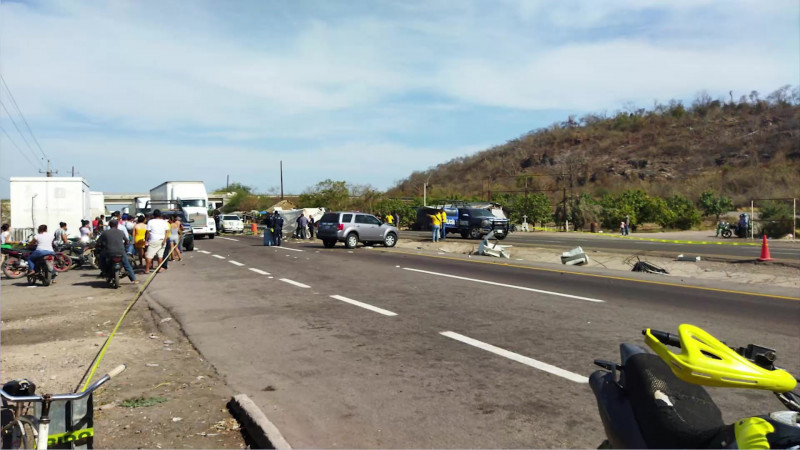Un muerto y dos lesionados en accidente en Tecualilla,Escuinapa