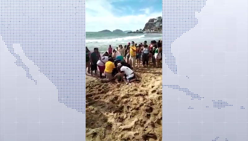 Muere menor ahogado en playa de Mazatlán