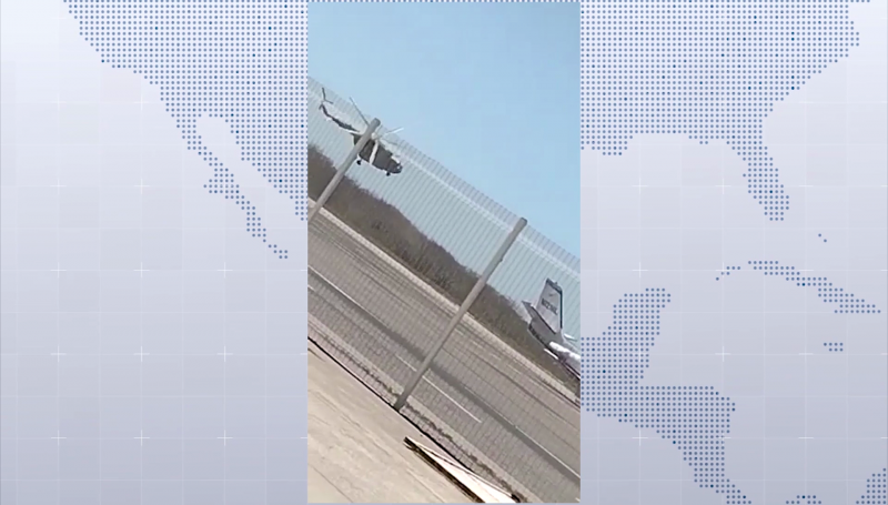 Se desploma helicóptero de la SEMAR en Mazatlán