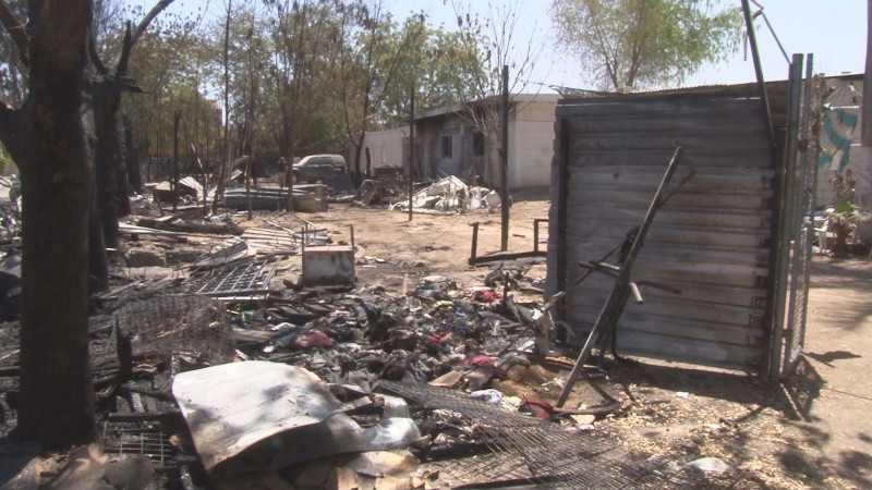 Tras el incendio, intentan rehabilitar refugio "el buen samaritano"
