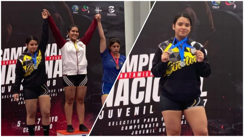 Sinaloa gana 12 medalas en nacional Sub 17 de Pesas