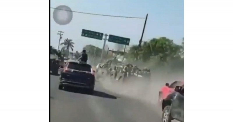 Terror en Michoacán: sicarios del CJNG "corretean" a militares (video)